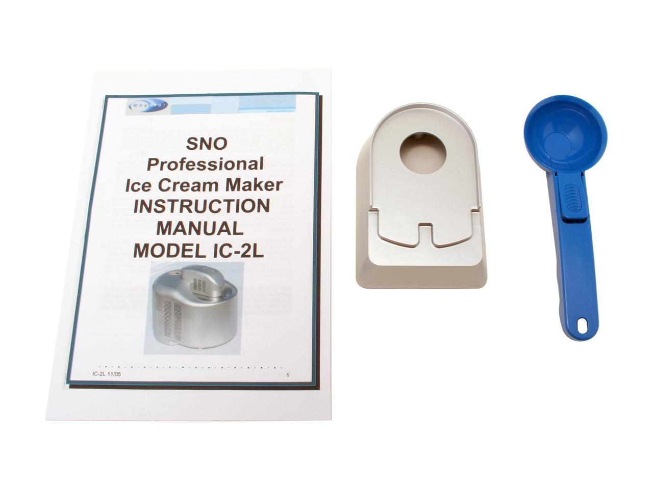 Whynter IC2L SNO Ice Cream Maker