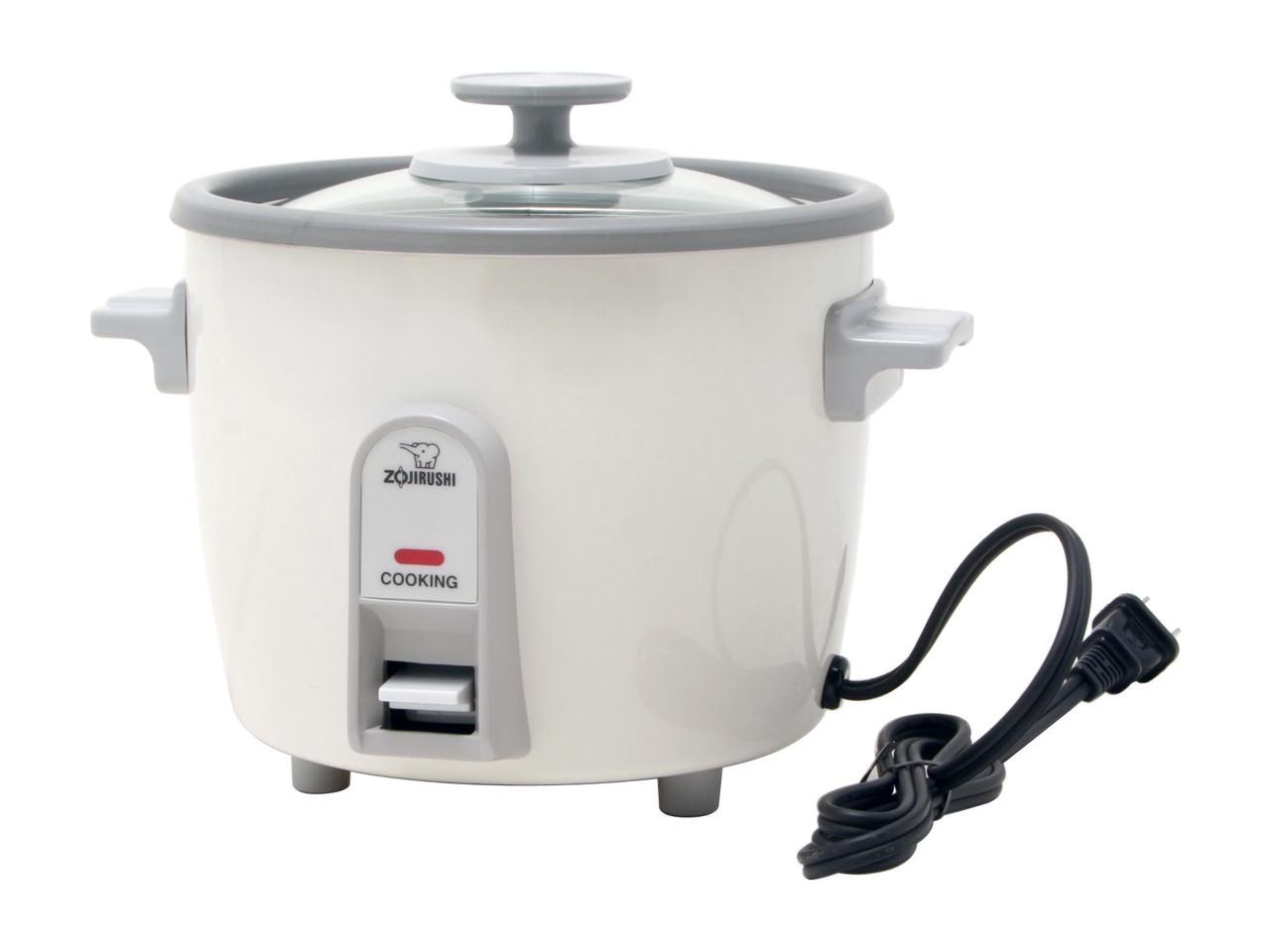 ZOJIRUSHI NHS-06 White Rice Cooker/Steamer - Newegg.com