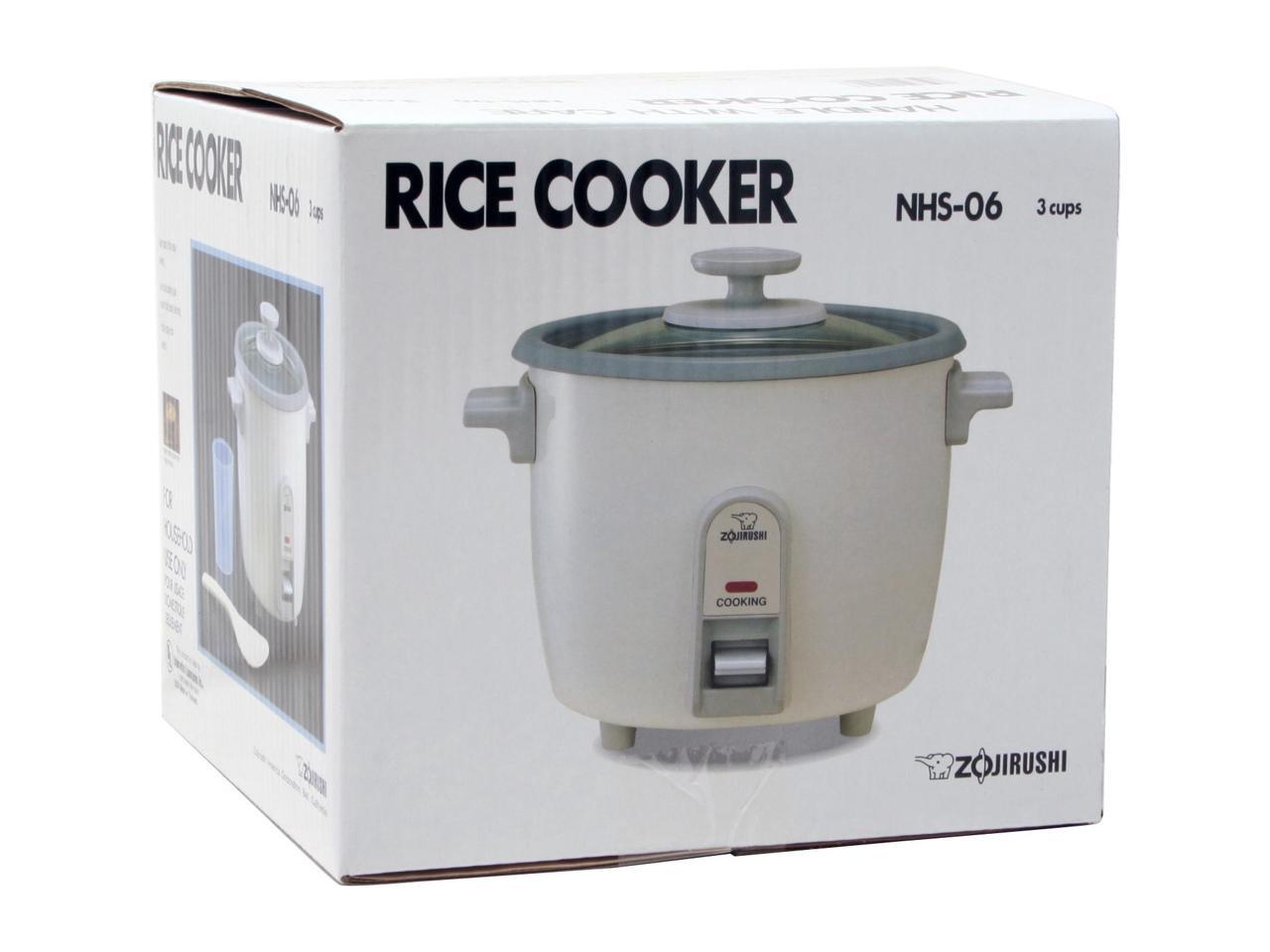 ZOJIRUSHI NHS06 White Rice Cooker/Steamer