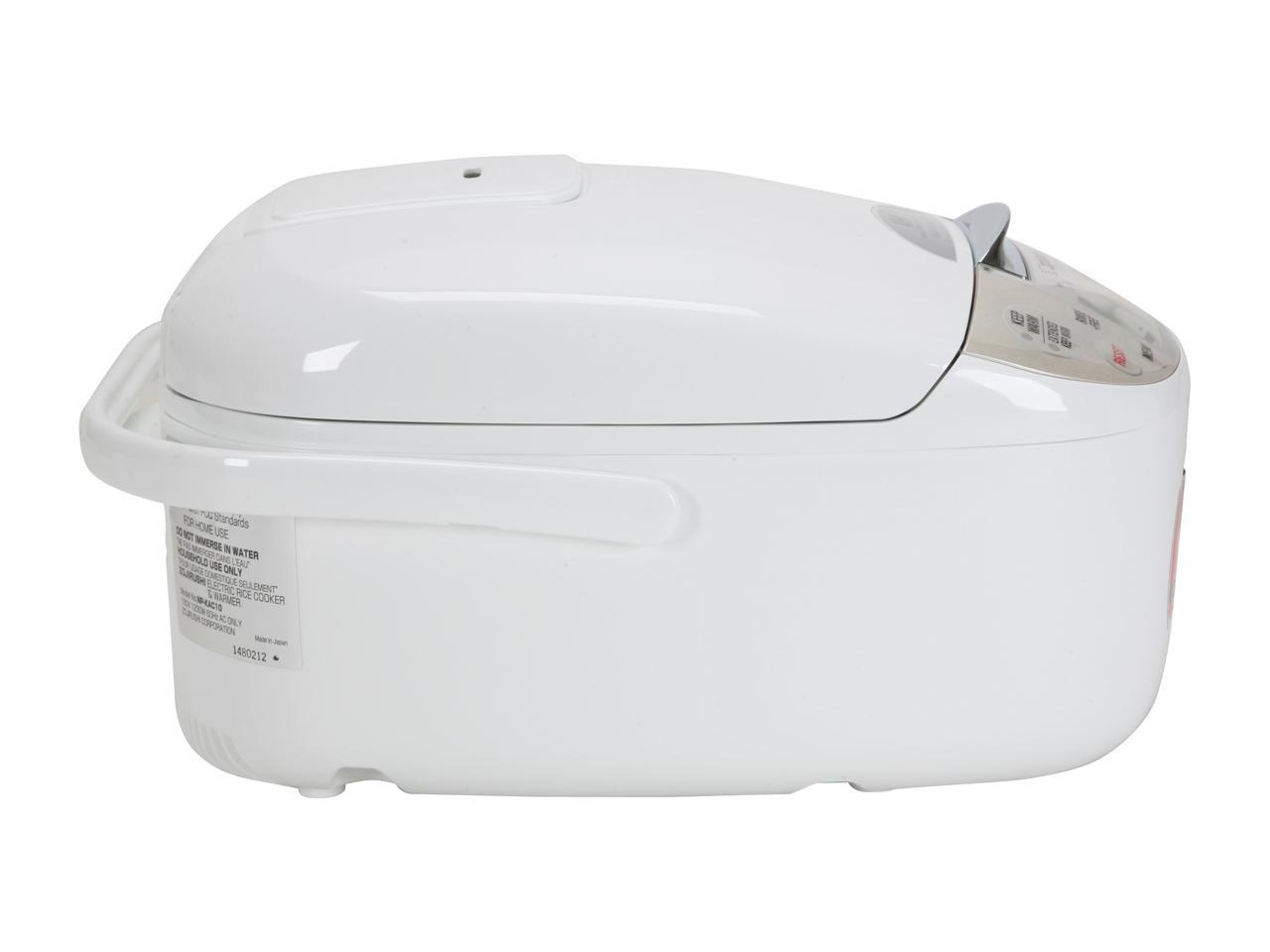 ZOJIRUSHI NP-KAC10 White Induction Heating System Rice Cooker & Warmer ...