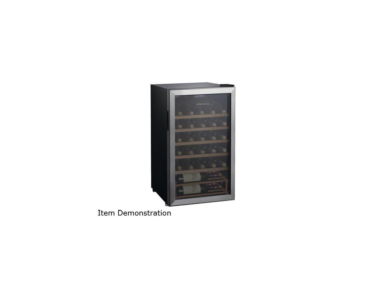 Amana AMAW35S2CW SingleZone Wine Cooler with LED Thermostat Control