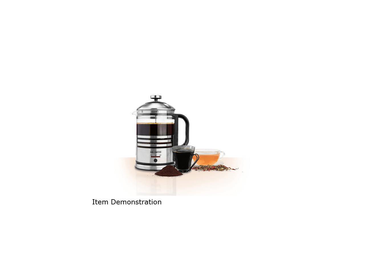 MR. COFFEE BVMCFPK33RB 3n1 Best Electric French Press & Hot Water Kettle for richtasting
