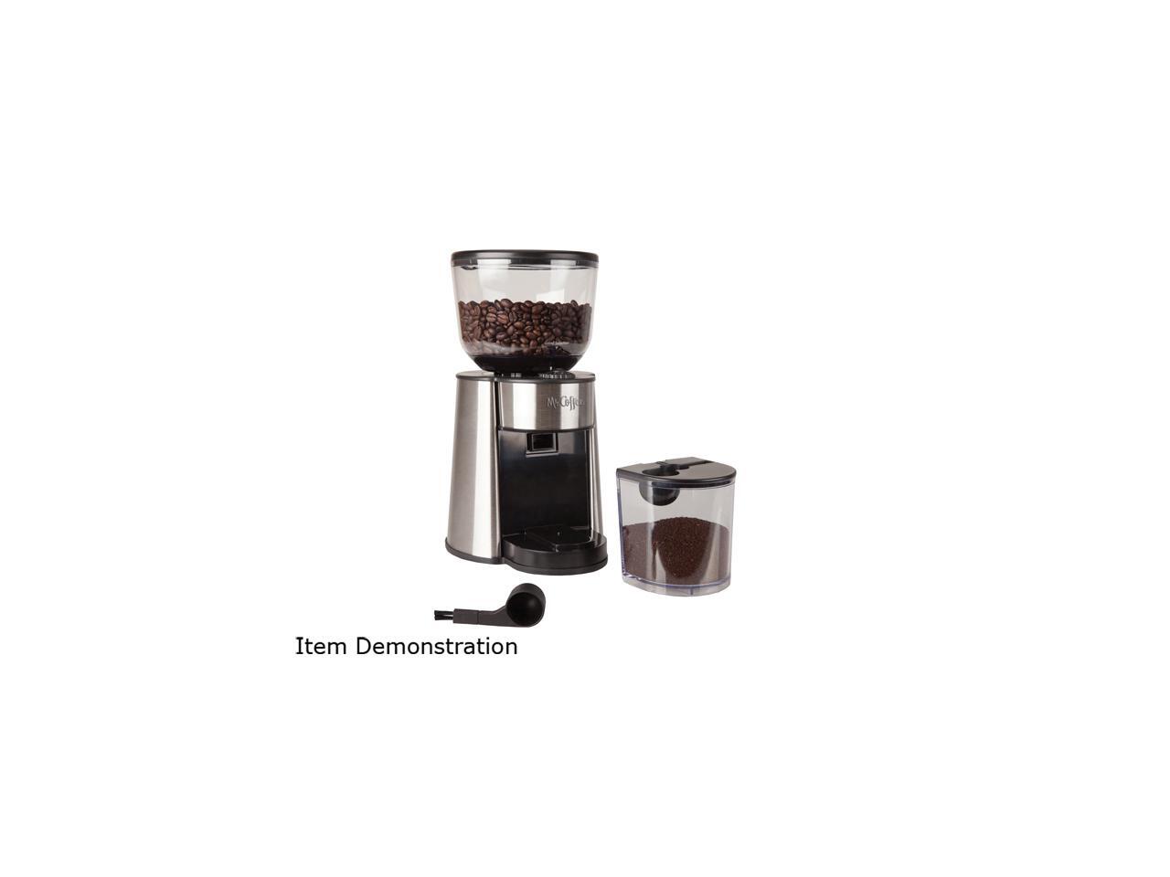 MR. COFFEE BVMCBMH23RB Stainless steel Automatic Burr Mill Grinder
