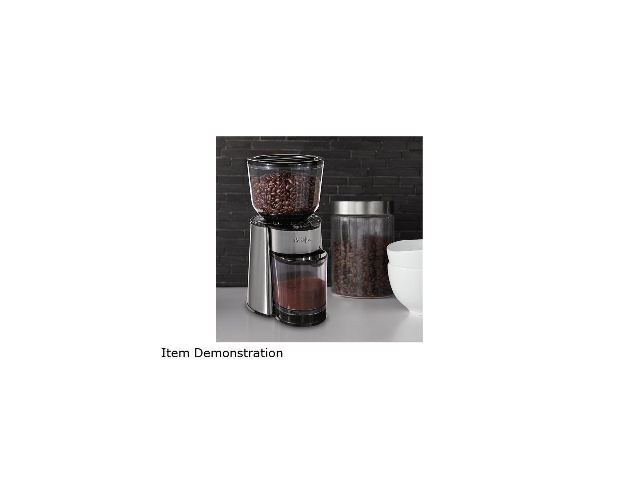 MR. COFFEE BVMCBMH23RB Stainless steel Automatic Burr Mill Grinder