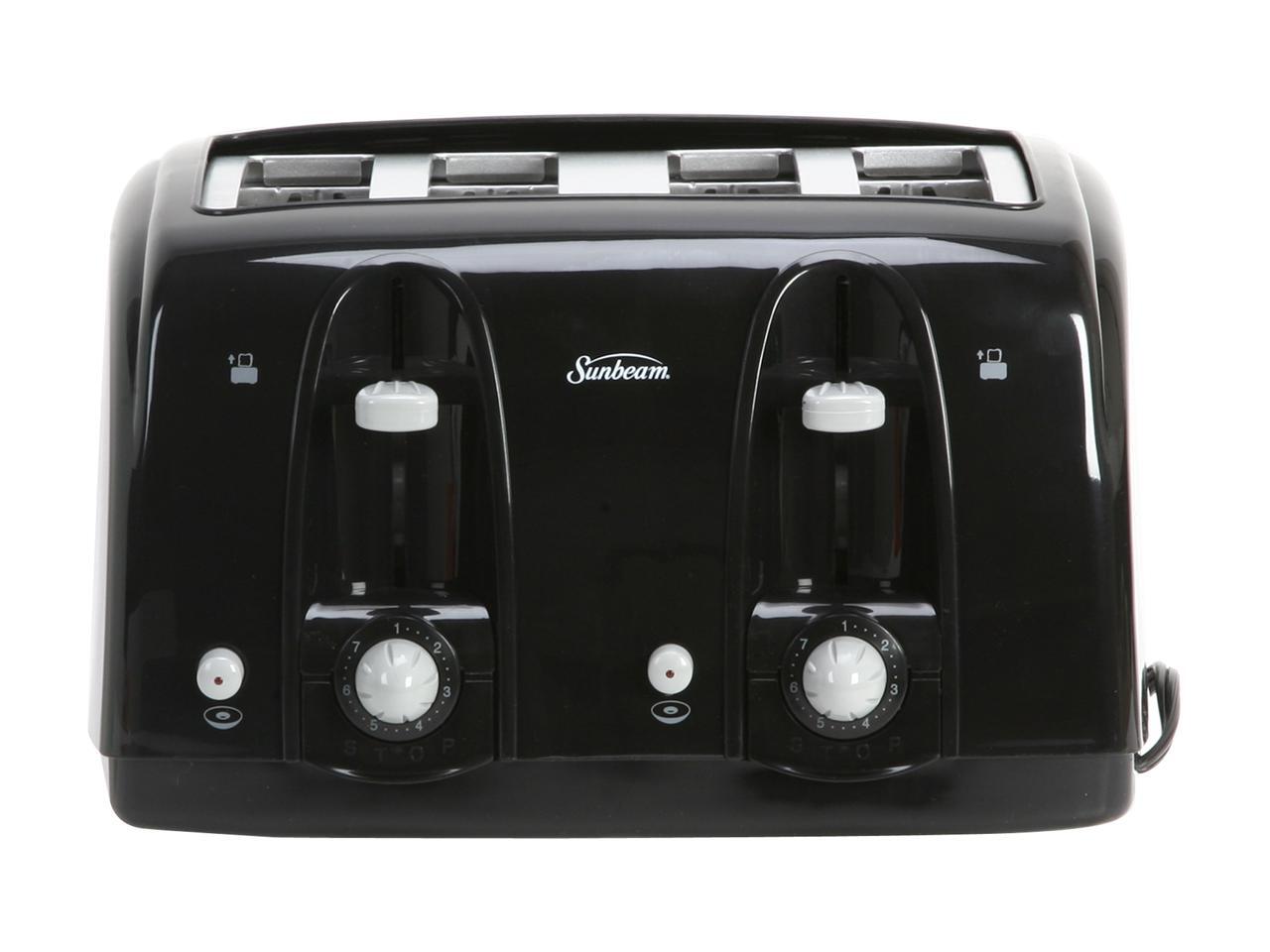 Sunbeam Product Inc. 3911 Black 4Slice Wide Slot Toaster