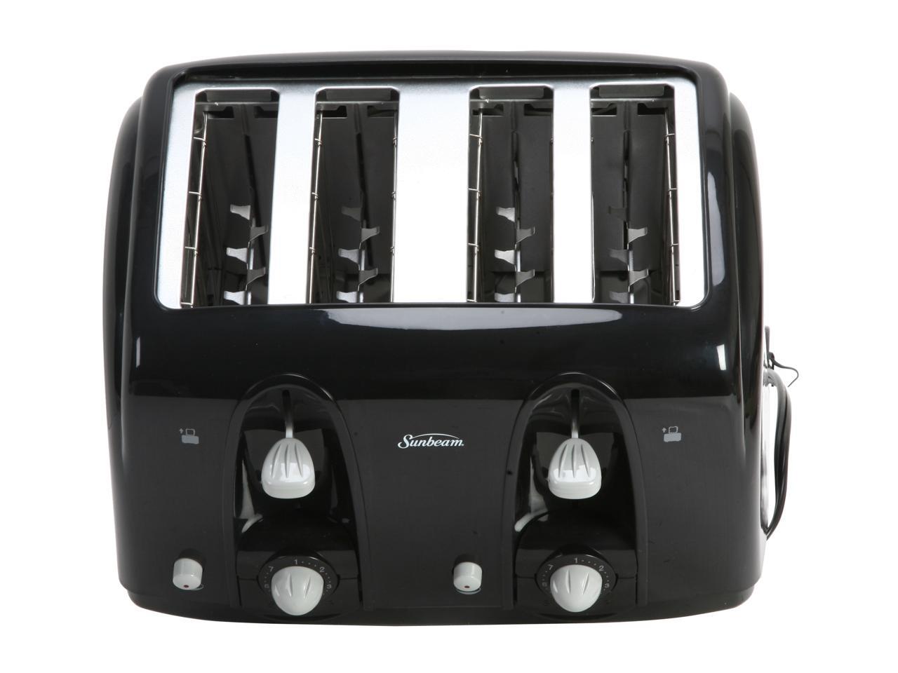 Sunbeam Product Inc. 3911 Black 4Slice Wide Slot Toaster