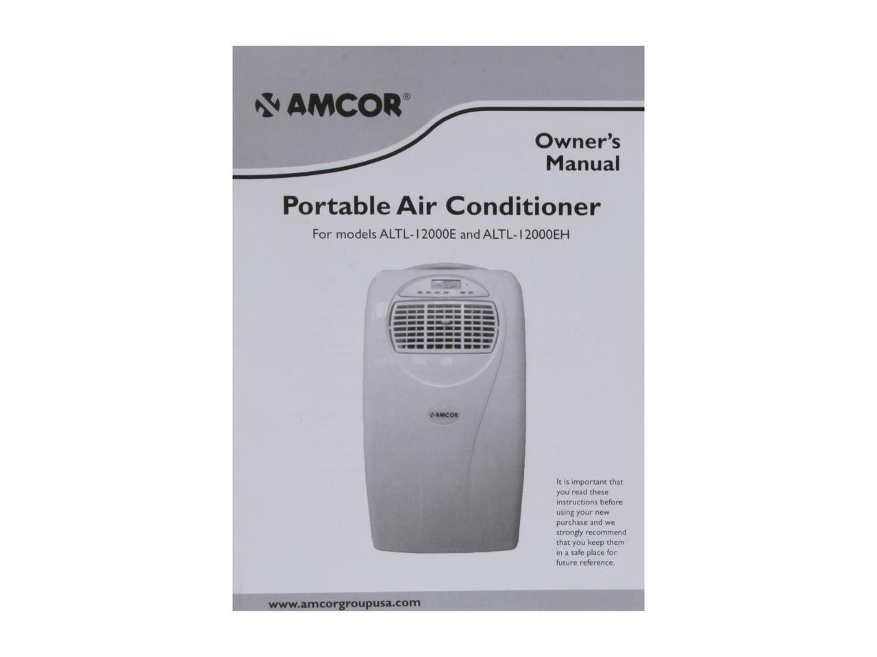 AMCOR ALTL12000E 12,000 Cooling Capacity (BTU) Portable Air Conditioner