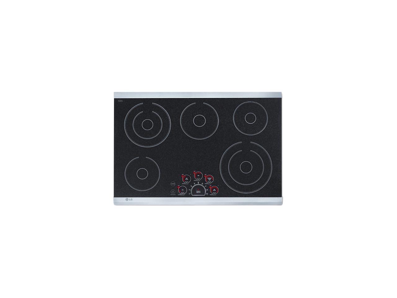 LG 30" Smoothtop Electric Cooktop LCE3081ST