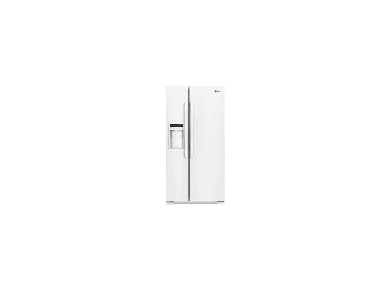 LG 23 cu.ft. SideBySide Refrigerator White LSC23924SW