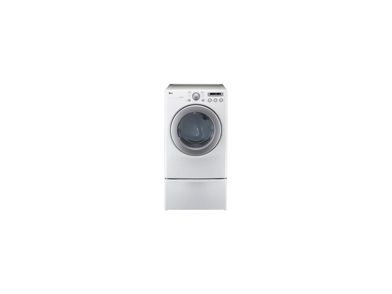 LG DLE2250W White Electric 7.1 cu. ft. Extra Large Capacity Dryer with