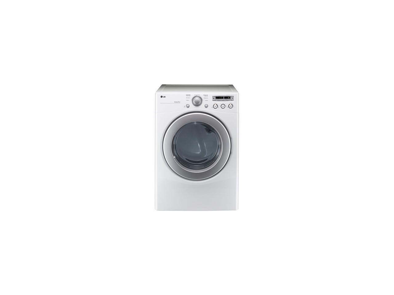 LG DLE2250W White Electric 7.1 cu. ft. Extra Large Capacity Dryer with
