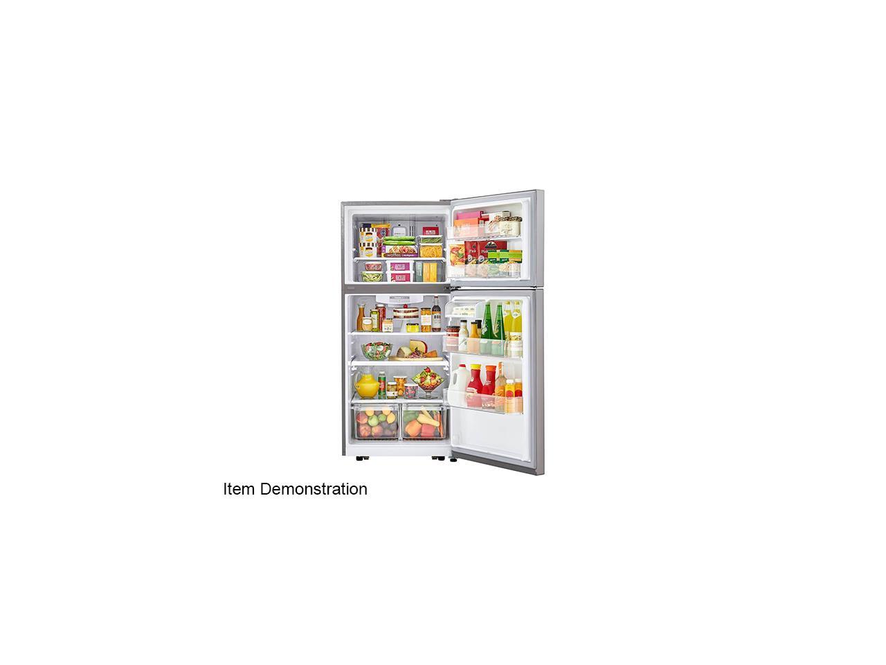 LG 20.20 cu.ft. Top Freezer Refrigerator Stainless Steel LTCS20020S