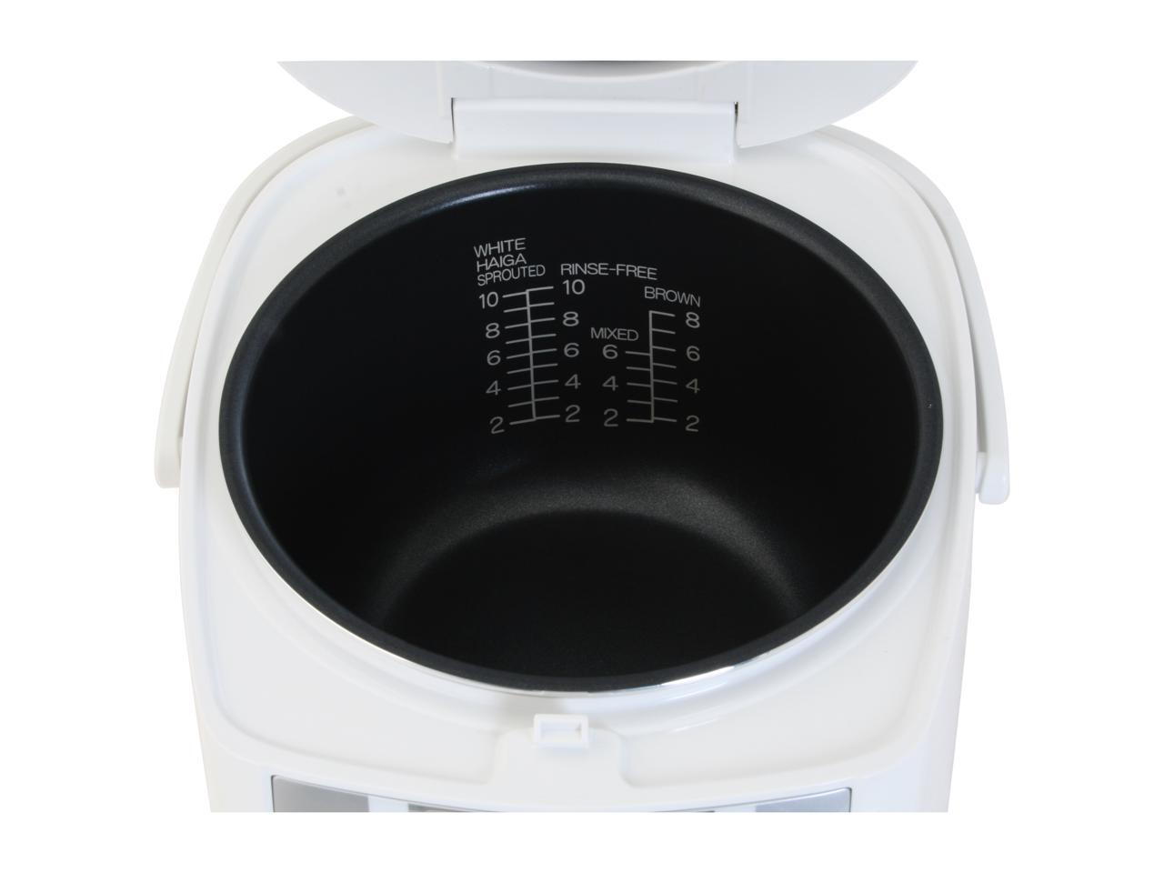 SANYO ECJHC100S Silver/White 10Cup Rice & Slow Cooker