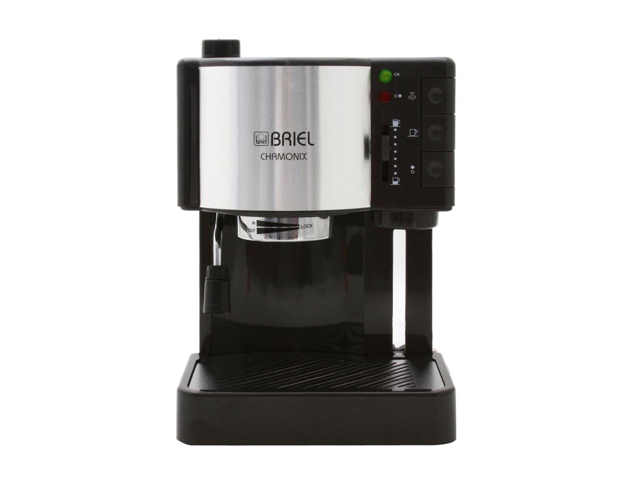 BRIEL ES35AFB CHAMONIX Espresso/cappuccino machine Black