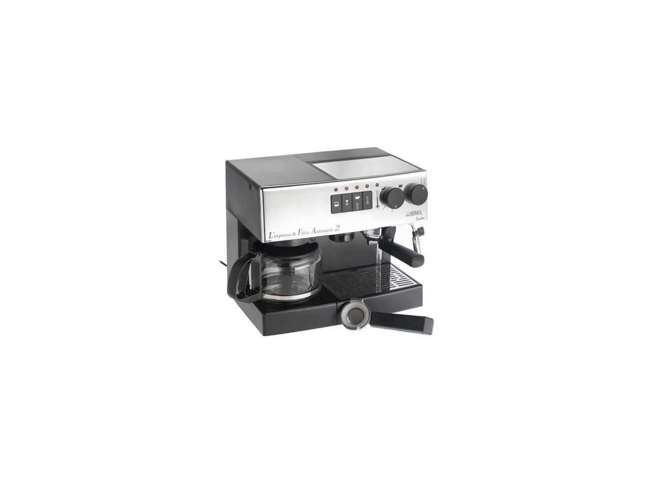 BRIEL ED132AFB SINTRA Combination pump espresso machine Silver/Black