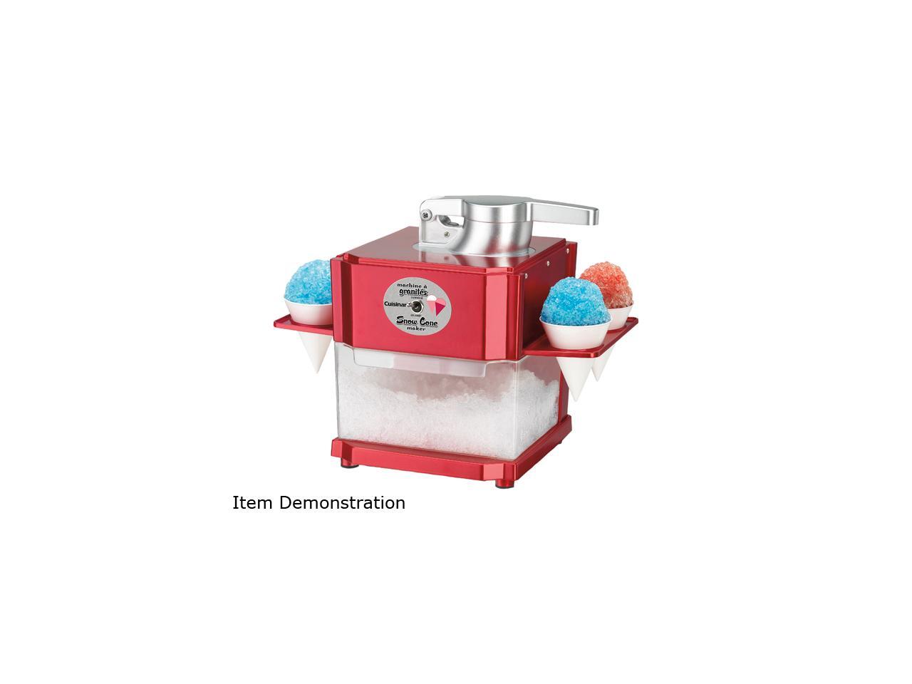 Cuisinart SCM100C Red Snow Cone Maker Newegg.ca