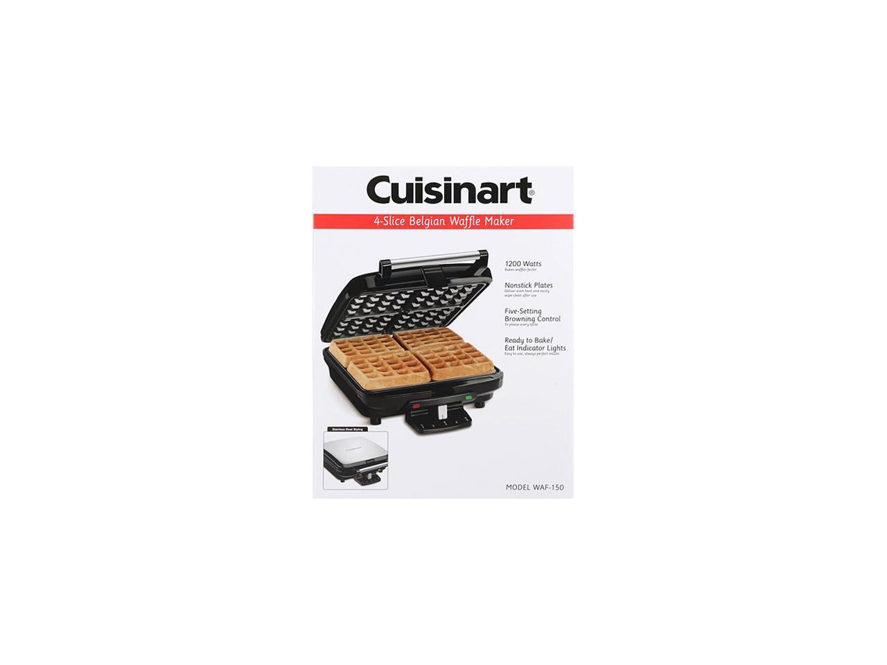 Cuisinart WAF150 4Slice Belgian Waffle Maker