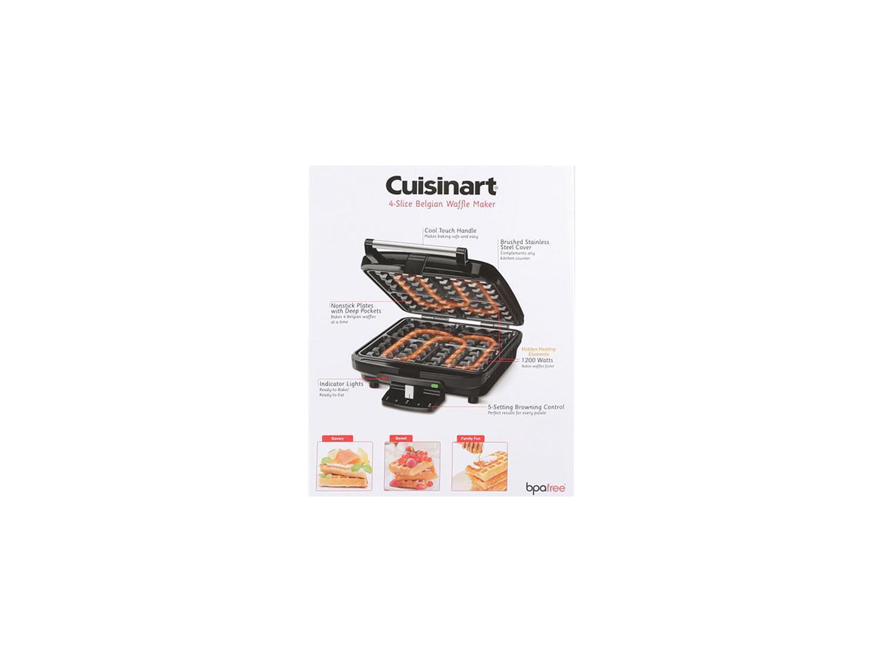 Cuisinart WAF150 4Slice Belgian Waffle Maker
