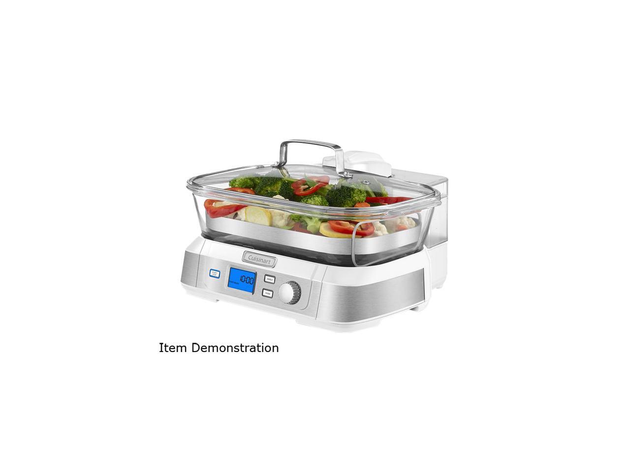Cuisinart STM1000W Cookfresh Digital Glass Steamer, White