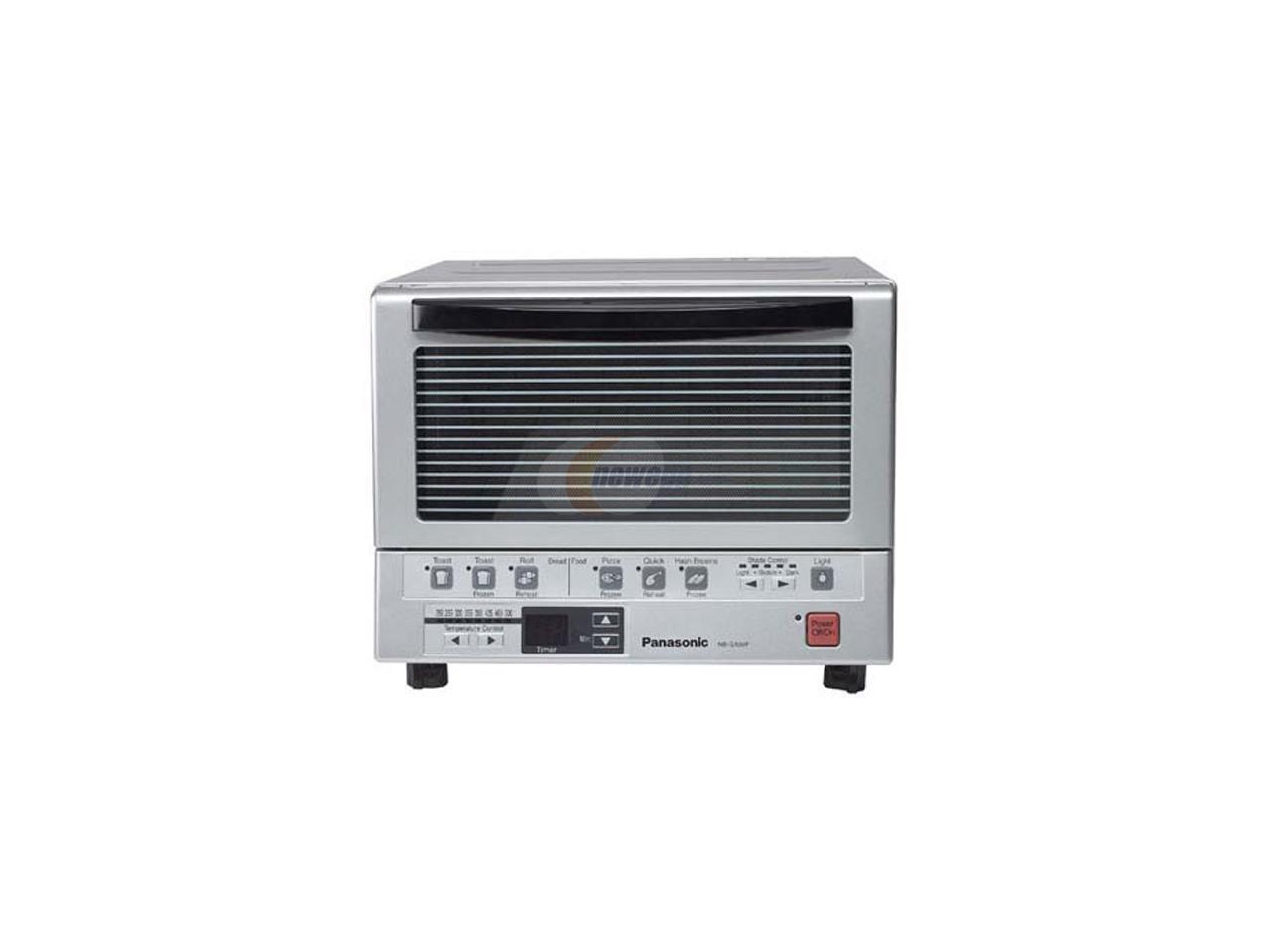 Open Box Panasonic NBG100PS Silver Toaster Oven with FlashXpress