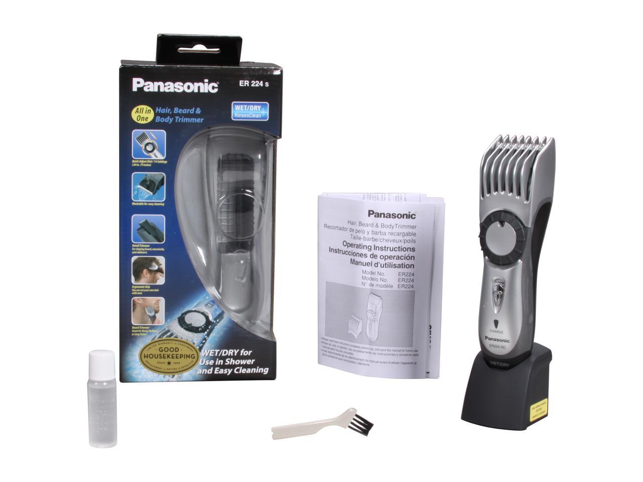 Panasonic All-in-One Cordless Hair/Beard Trimmer ER224S 
