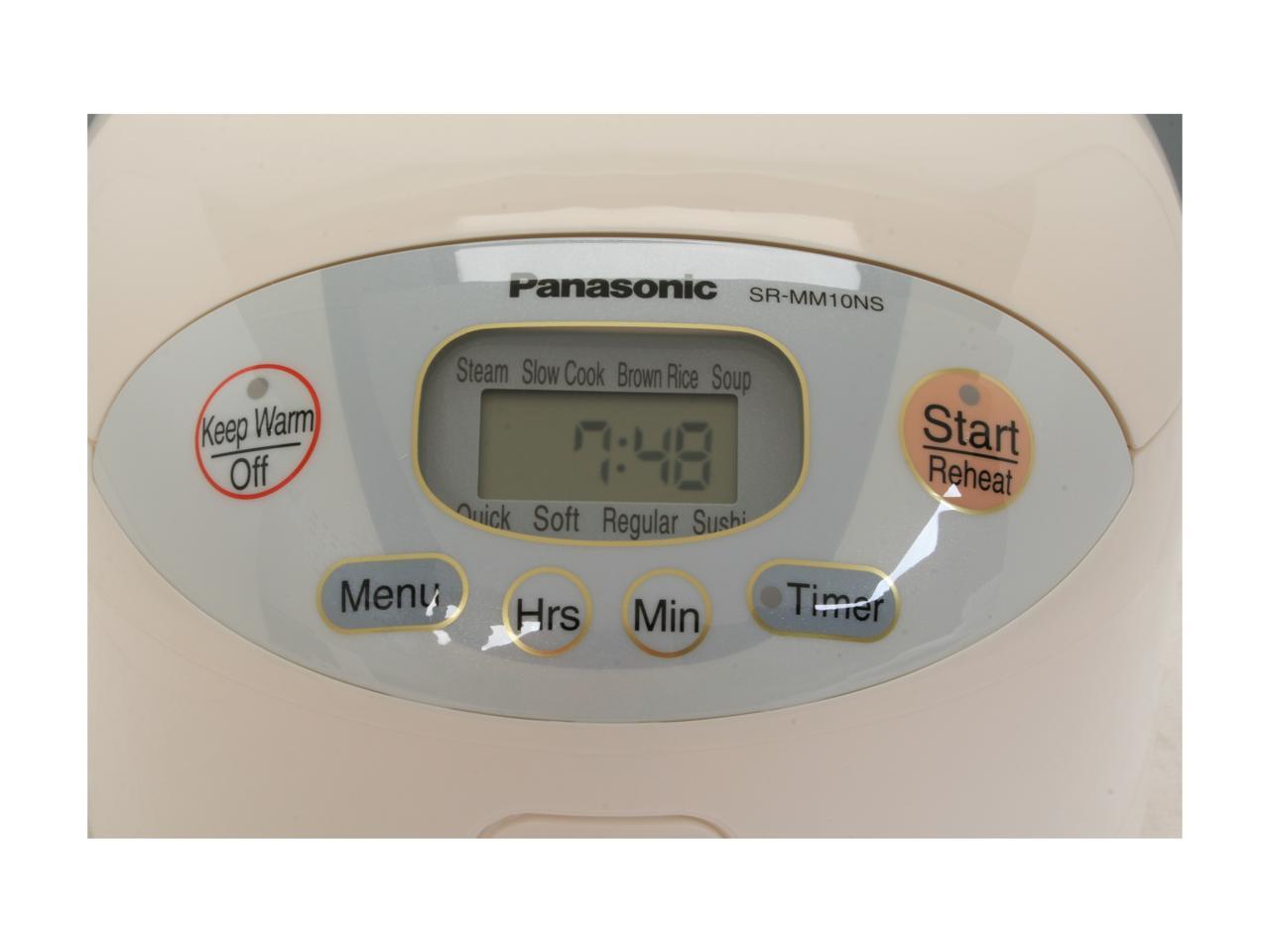 Panasonic SRMM10NSW Neuro Fuzzy Electronic Rice Cooker / Warmer