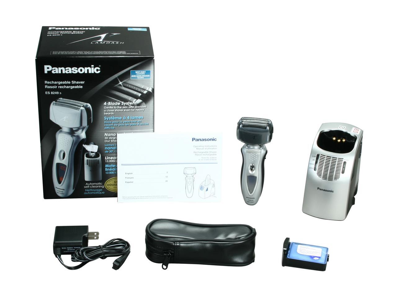 Panasonic Arc IV Shaver with Quadruple Arc Foil, Nanotech Blades, LCD