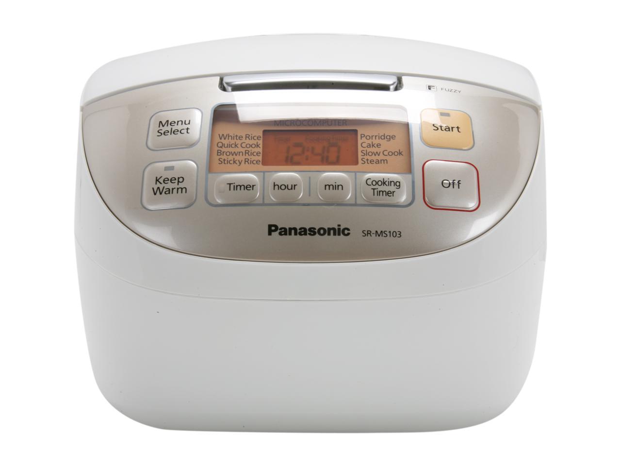 Panasonic SRMS103 White Controlled Fuzzy Logic Rice