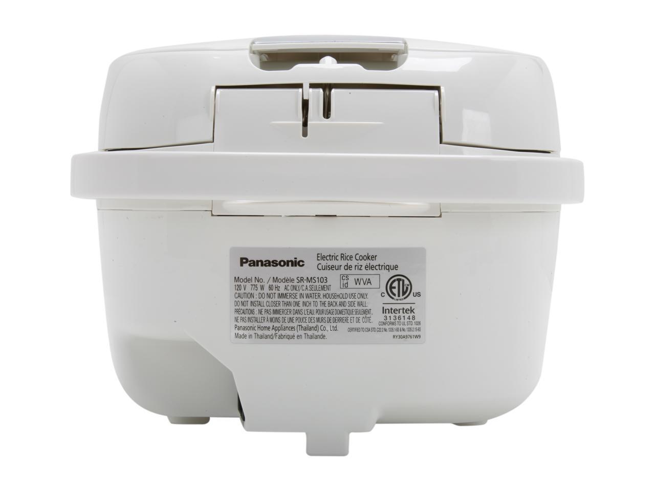 Panasonic SRMS103 White Controlled Fuzzy Logic Rice