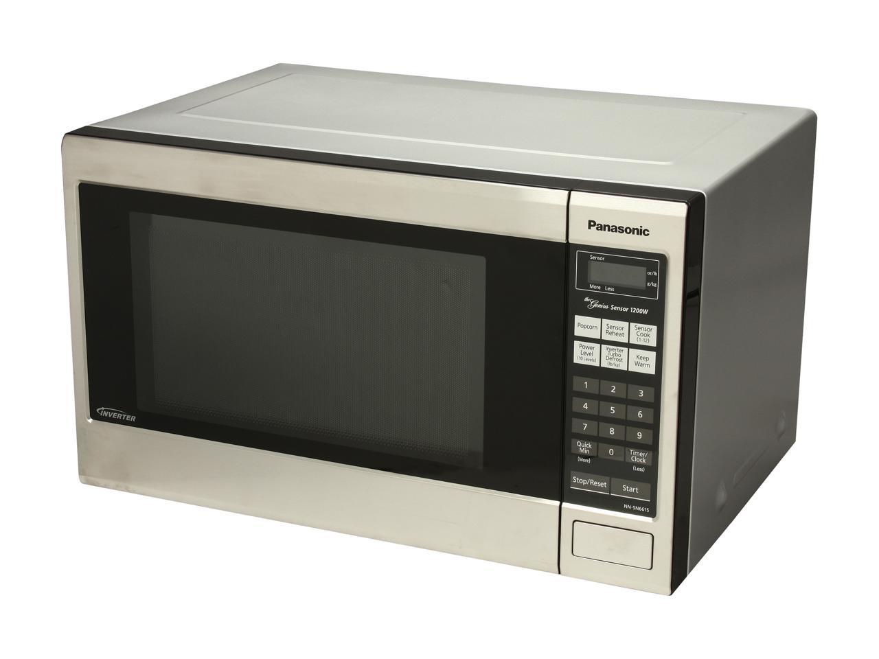 Panasonic Family Size 1.2 Cu. Ft. Genius Countertop/Built-In Microwave