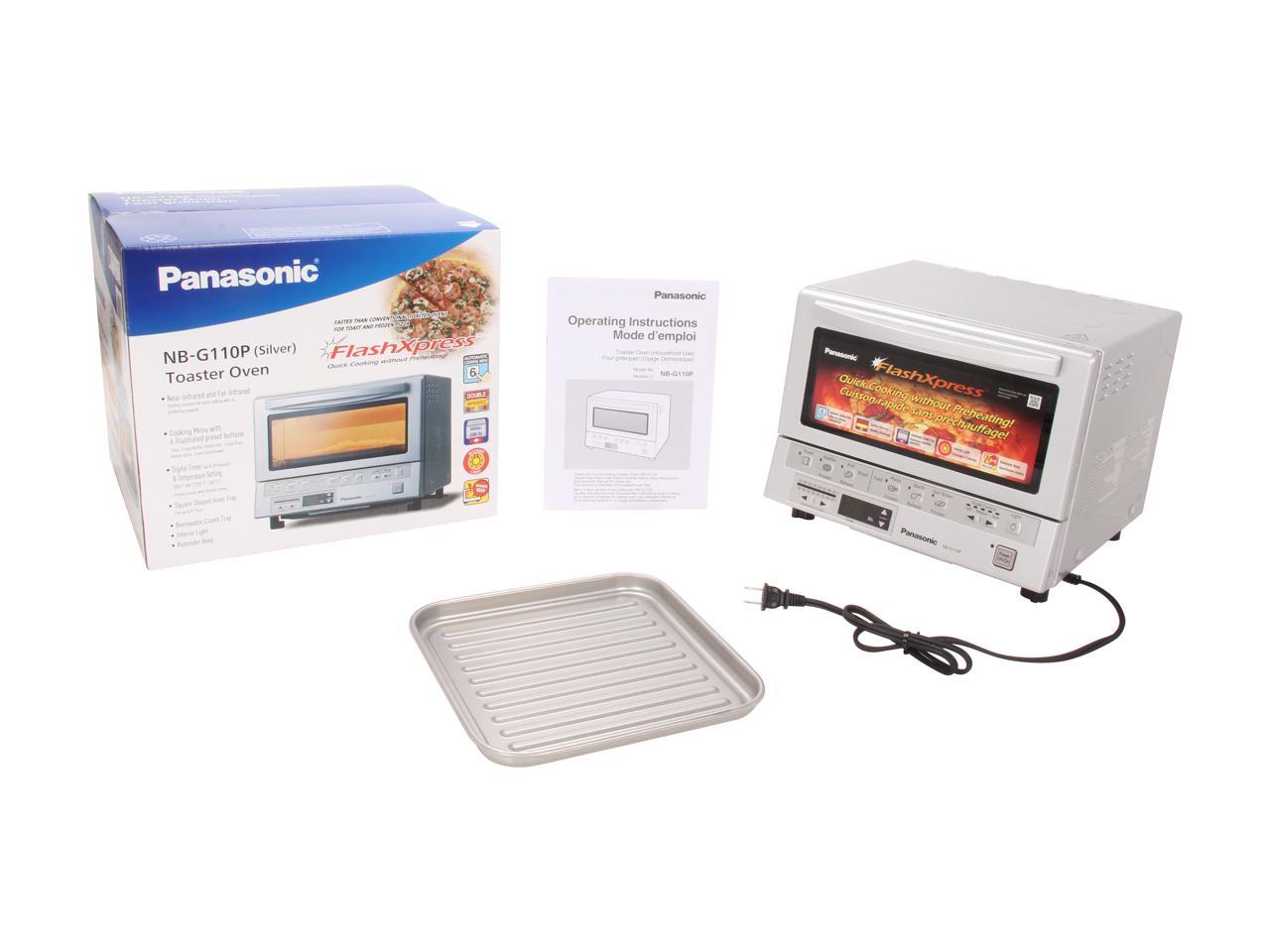 Panasonic Nb G110p Flashxpress Toaster Oven With Double Infrared