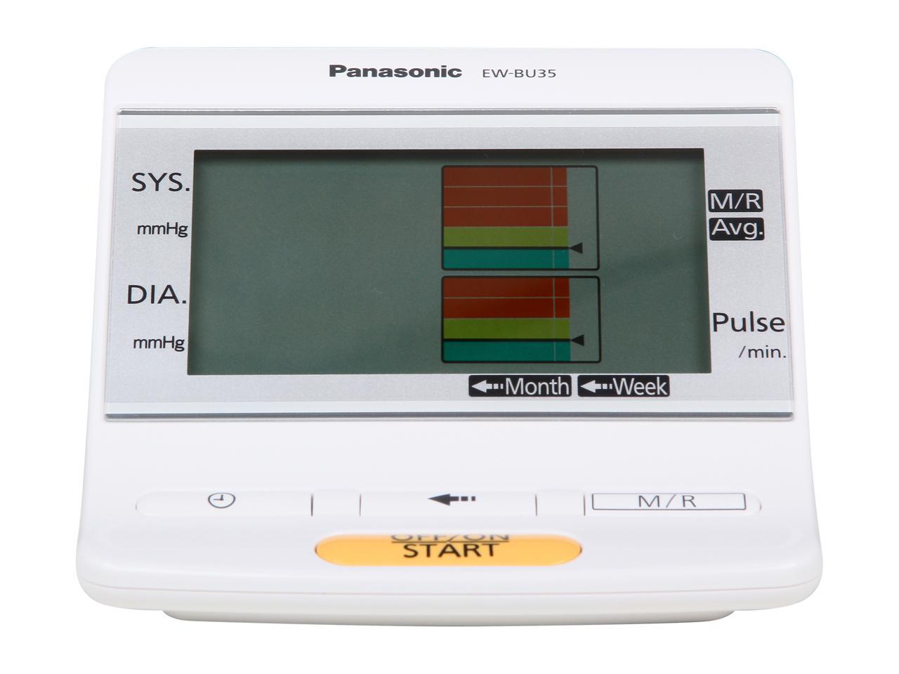 Panasonic EWBU35W Portable Upper Arm Blood Pressure Monitor