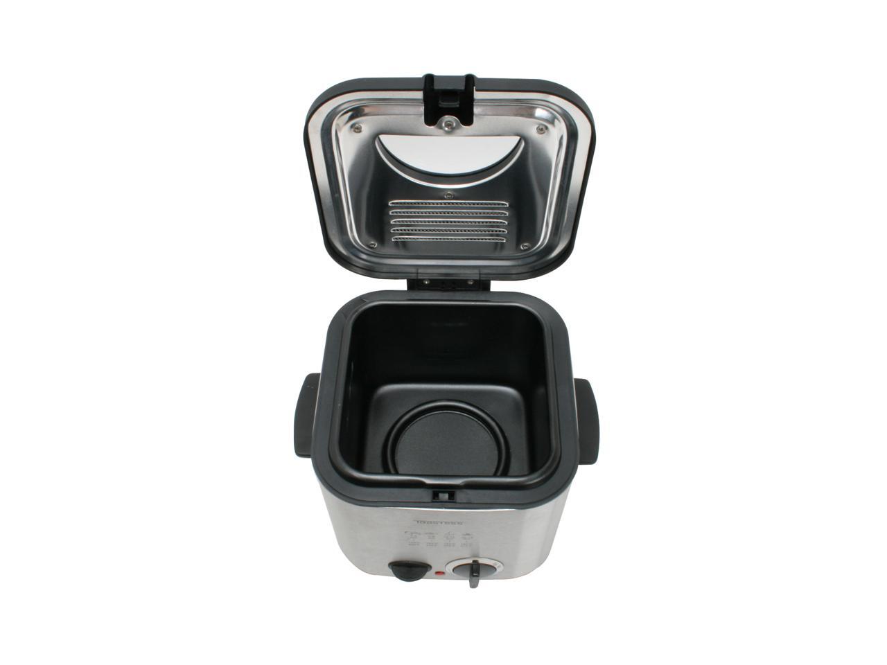TOASTESS TDF361 Silhouette Stainless Steel Compact Deep Fryer
