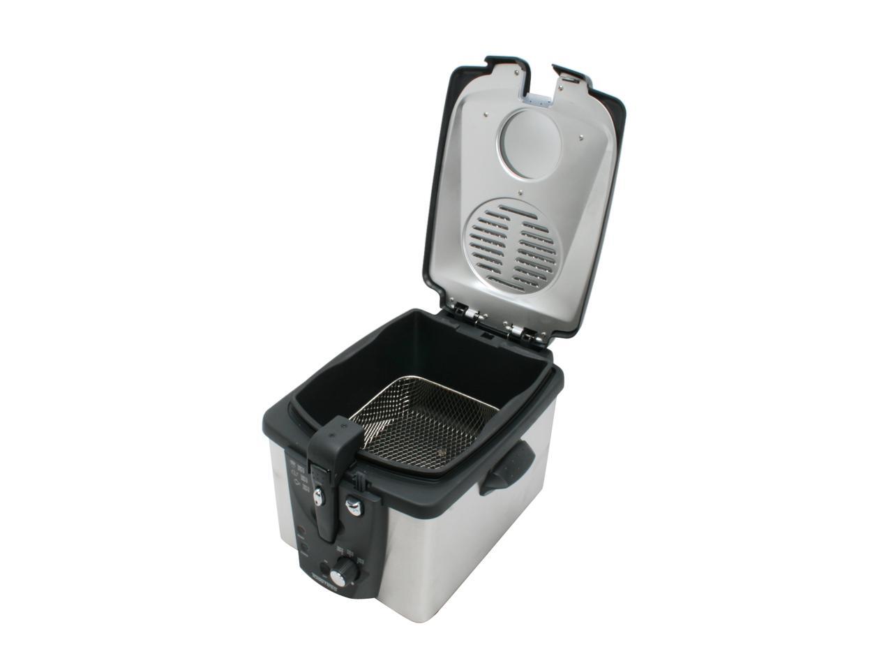 TOASTESS TDF400 Silhouette Stainless Steel Easy Clean Deep Fryer