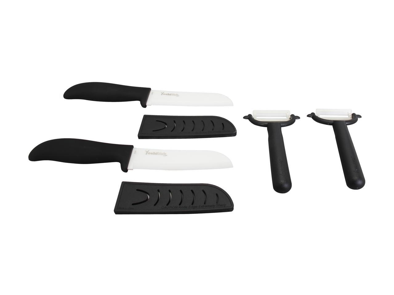 Yoshi YoshiMO Blade 4 Piece Ceramic Knife Set Newegg.ca