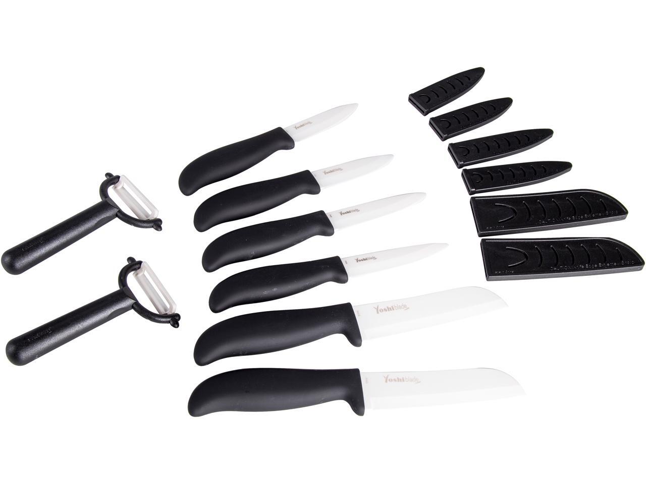 Yoshi YoshiDLX Blade 8 Piece Ceramic Knife Set