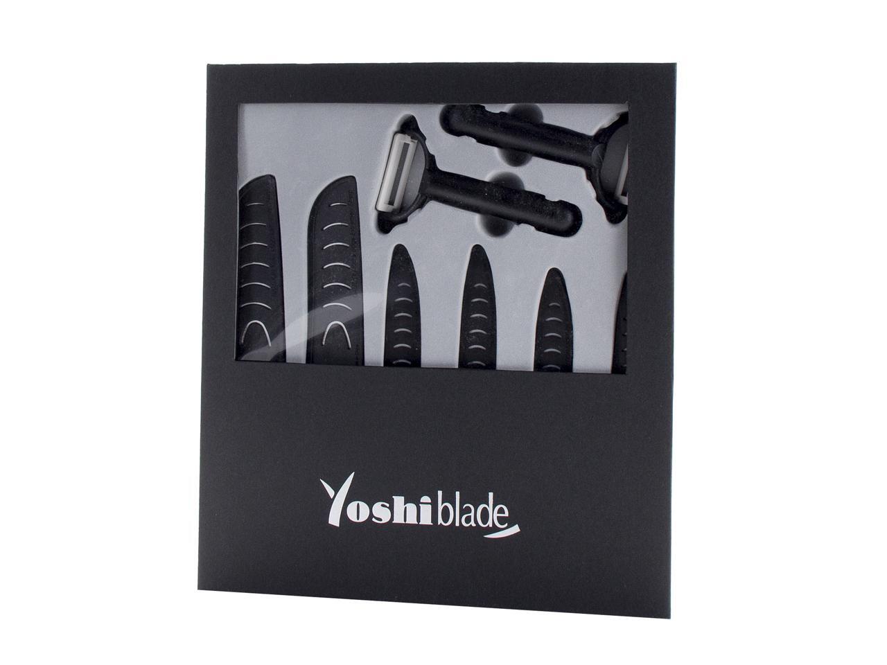 Yoshi YoshiDLX Blade 8 Piece Ceramic Knife Set