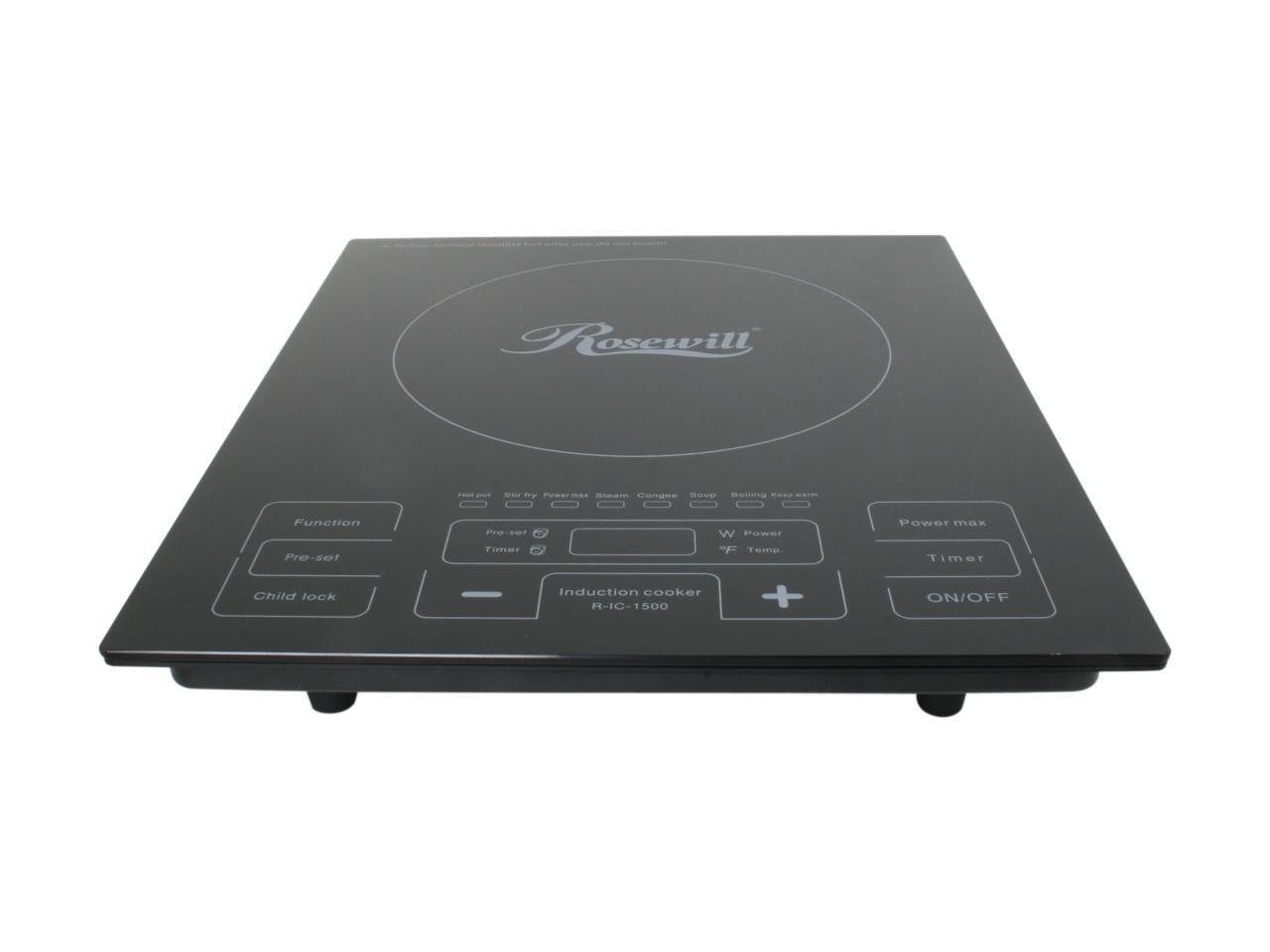 Rosewill 1500Watt Induction Cooktop RIC1500 (Use Only Flat Bottom