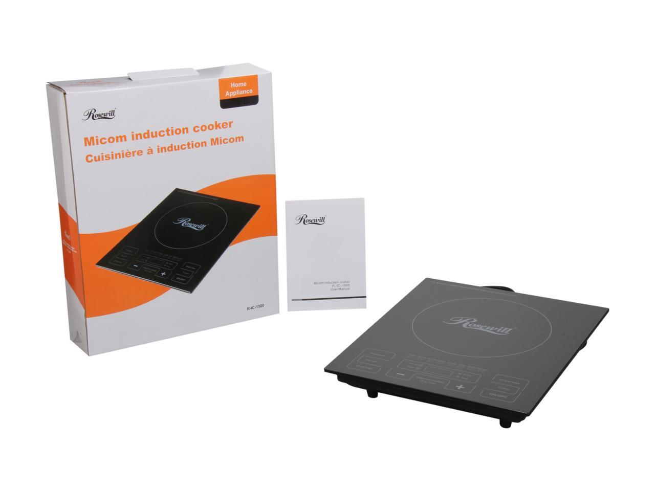 Rosewill 1500Watt Induction Cooktop RIC1500 (Use Only Flat Bottom