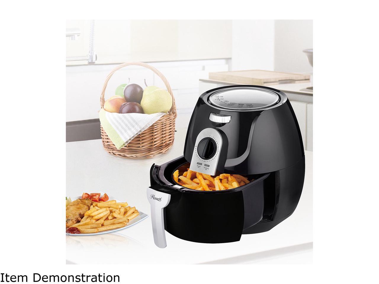 Rosewill Air Fryer 3.3 Qt, Oilless Air Fryer Oven, 1400-watt Power