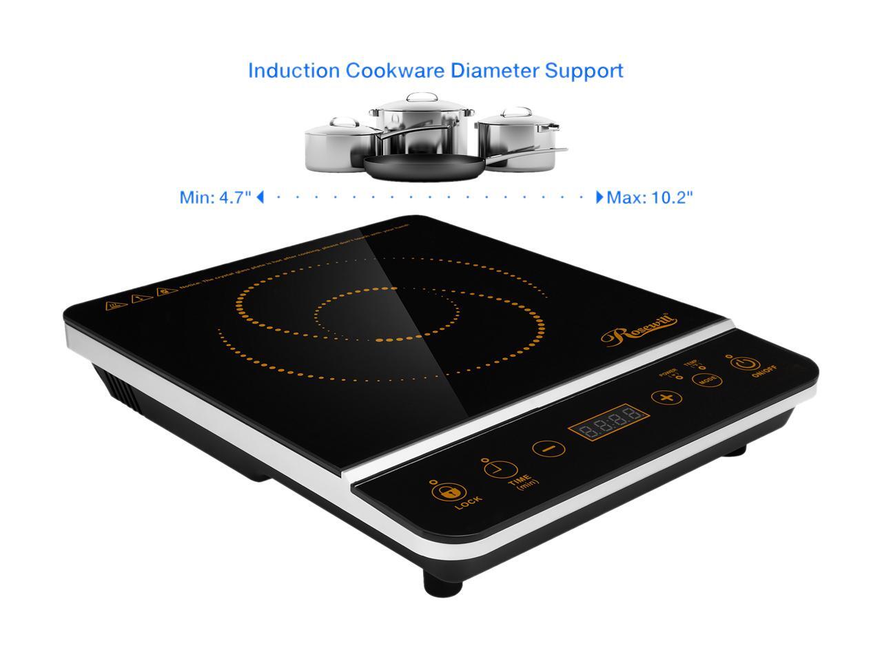 Rosewill Induction Cooker 1800Watt, Induction Cooktop, Electric Burner