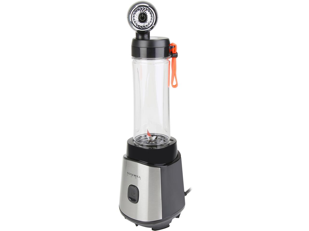 Rosewill Single Server Blender with Vacuum Bottle, Portable Personal Size Juicer Smoothie