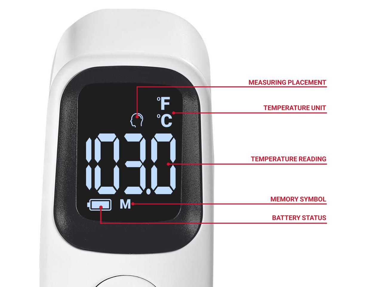 Rosewill AETR1D1 NonContact Digital Infrared Temperature Gun