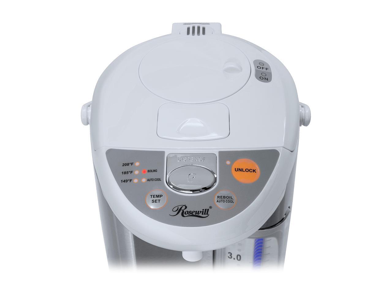 Rosewill 4.8 Quarts Electric Hot Water Boiler and Warmer with 3 Stage