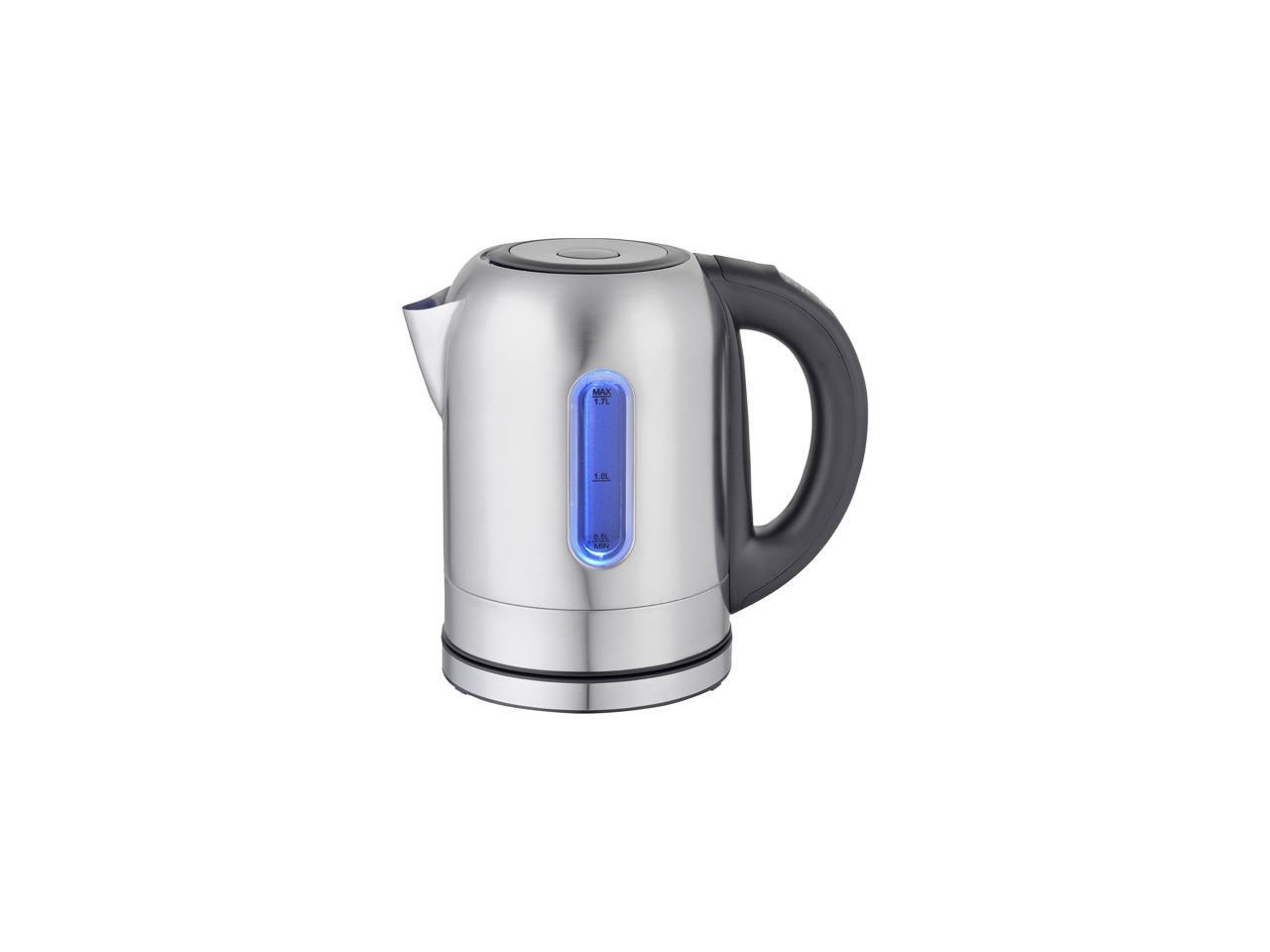 MegaChef MGKTL1756 1.7Lt. Stainless Steel Electric Tea Kettle With 5 Preset Temps