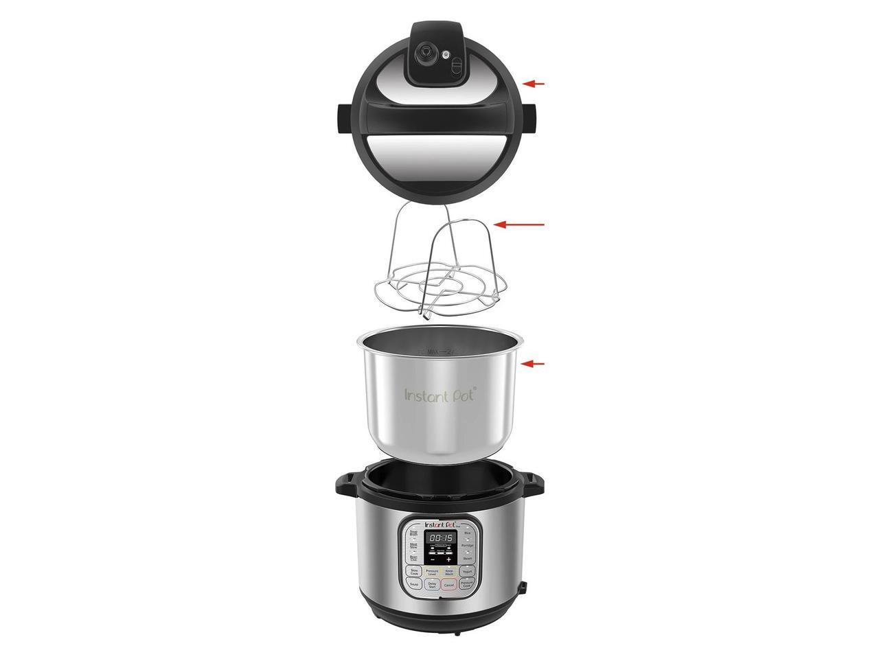 Instant Pot 110004301 Duo Mini 3quart MultiUse Pressure Cooker, V5