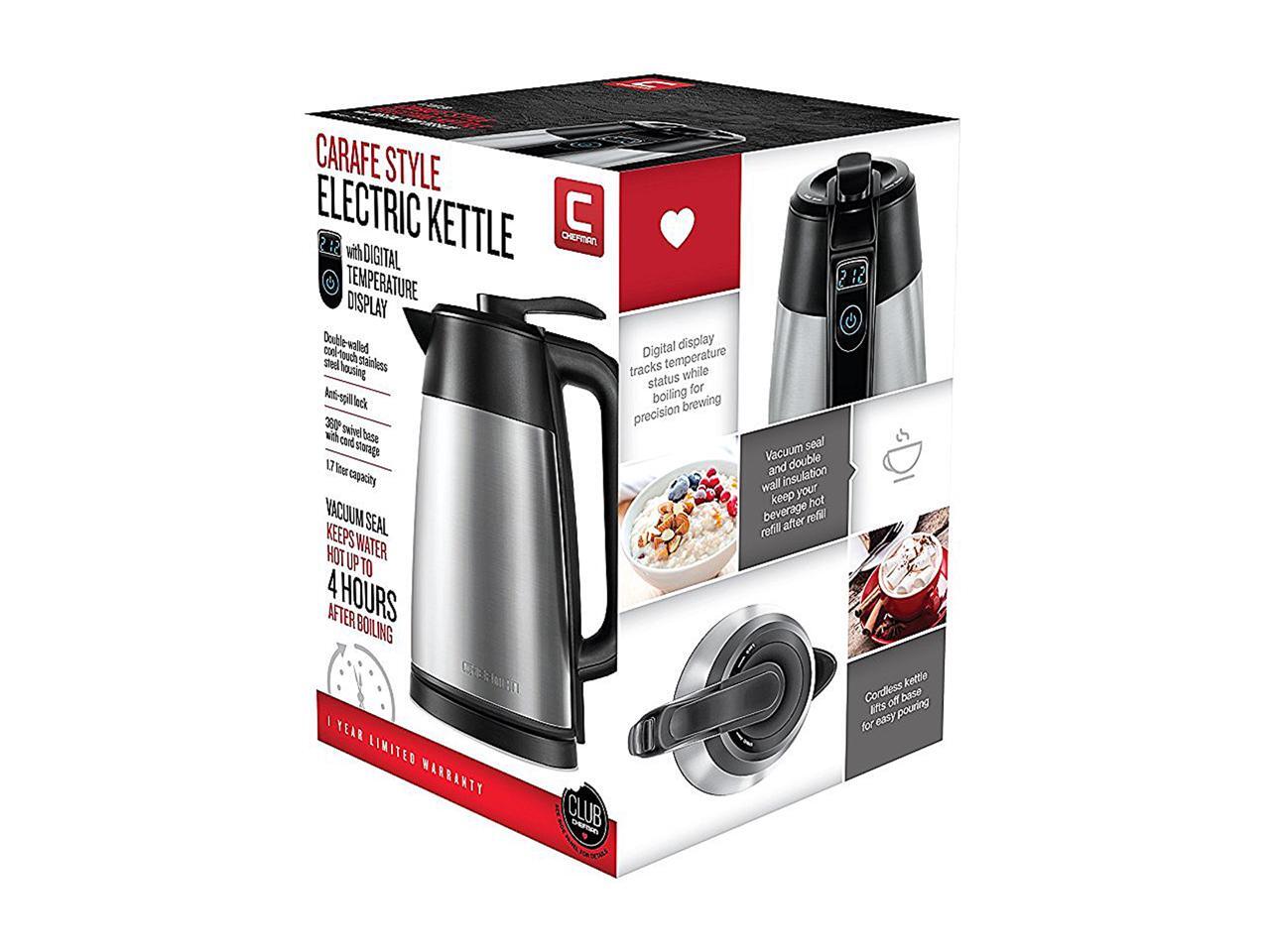 Chefman Cordless Electric Kettle RJ1117DV Newegg.ca