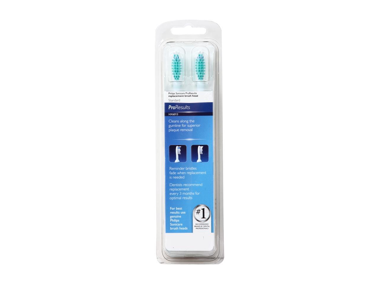 Philips Sonicare Toothbrush Head HX6013/66 Proresults Standard, 3pk ...