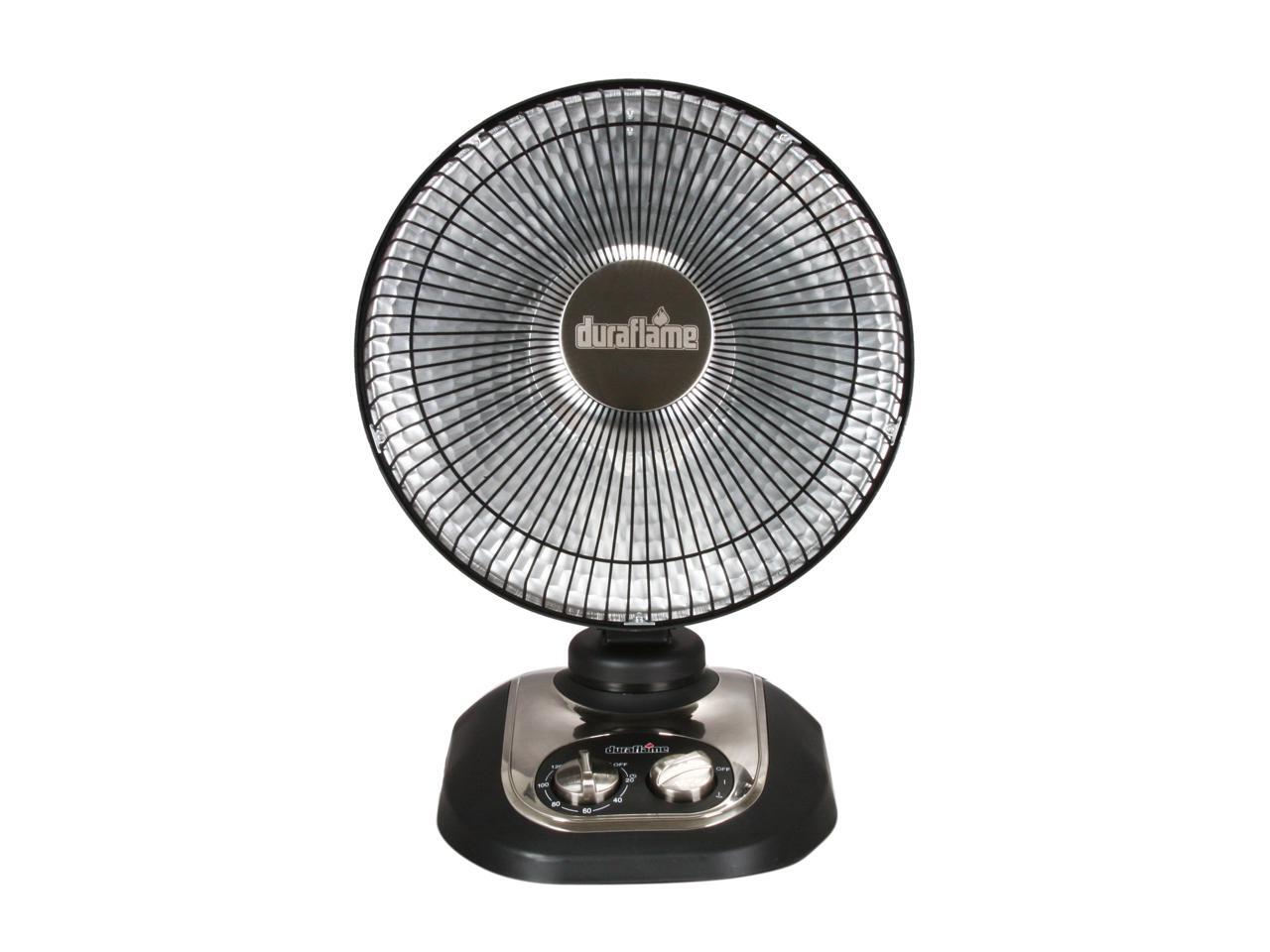 Duraflame DFHIH12O Parabolic Oscillating Radiant Heater Black