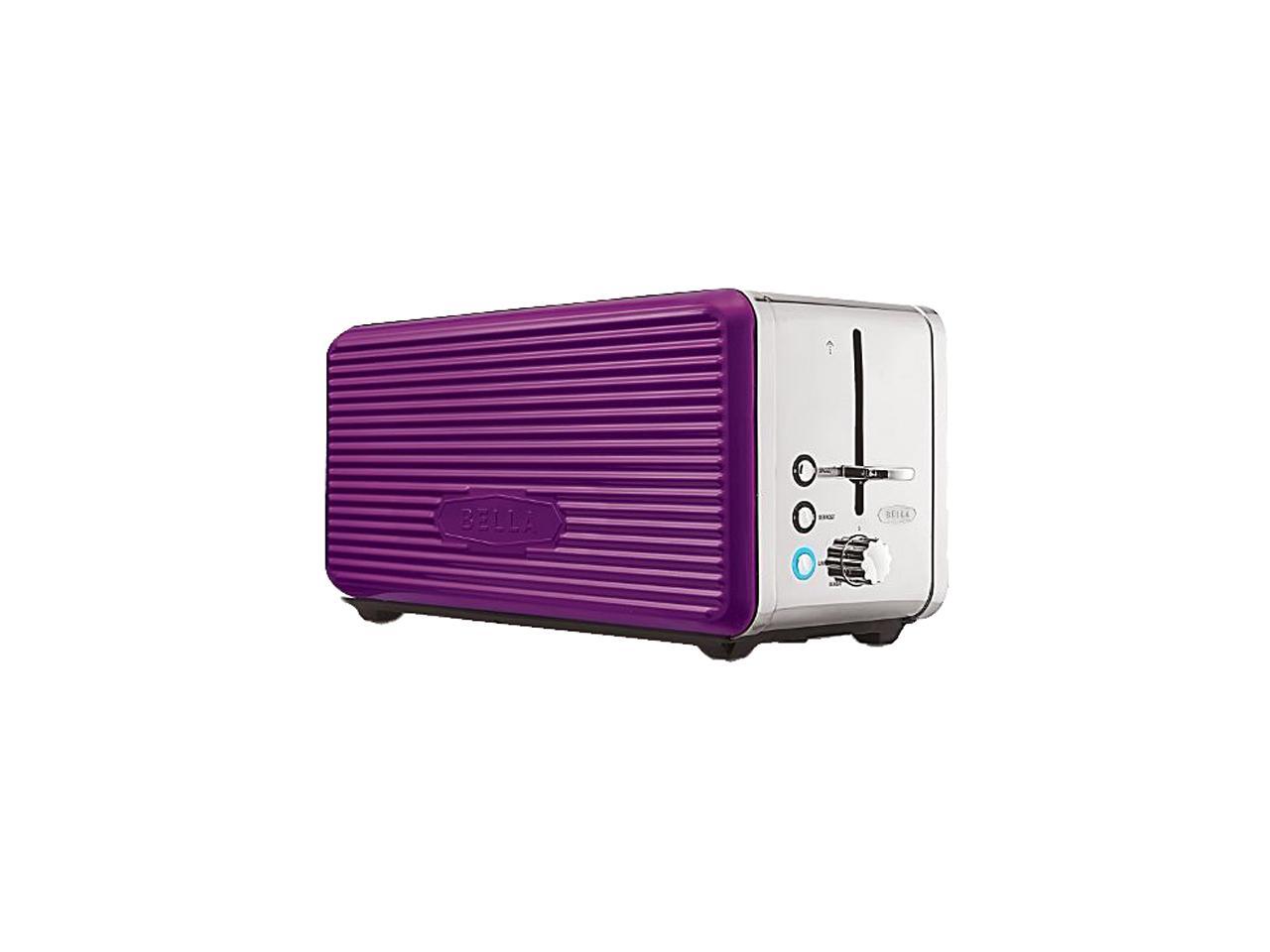 Bella 14090 Purple Linea 4 Slice Toaster Purple
